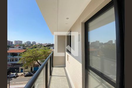 Varanda da Sala de apartamento para alugar com 2 quartos, 38m² em Engenho de Dentro, Rio de Janeiro