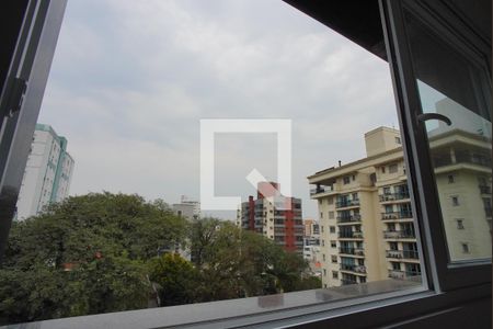 Sala - Vista de apartamento à venda com 1 quarto, 54m² em Três Figueiras, Porto Alegre