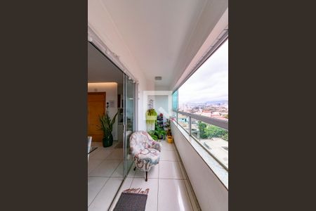 Varanda Sala de apartamento à venda com 3 quartos, 89m² em Padre Eustáquio, Belo Horizonte