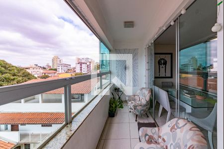 Varanda Sala de apartamento à venda com 3 quartos, 89m² em Padre Eustáquio, Belo Horizonte