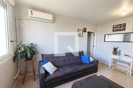 Sala de apartamento para alugar com 1 quarto, 46m² em Morro do Espelho, São Leopoldo