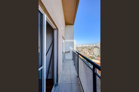 Varanda da Sala de apartamento para alugar com 1 quarto, 27m² em Jardim da Gloria, São Paulo