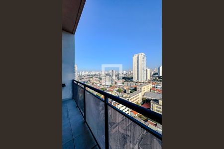 Varanda da Sala de apartamento para alugar com 1 quarto, 27m² em Jardim da Gloria, São Paulo