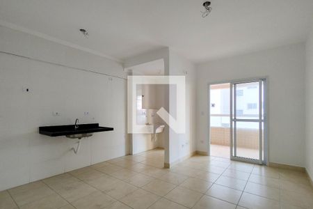 Sala de apartamento para alugar com 1 quarto, 60m² em Aviação, Praia Grande