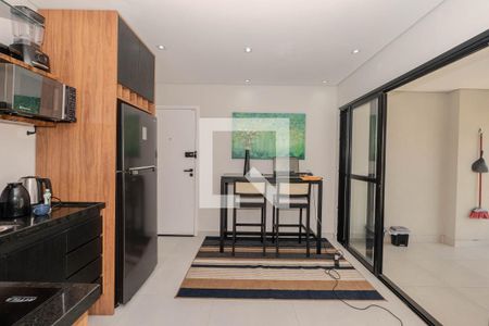 Sala/Cozinha de apartamento à venda com 1 quarto, 43m² em Bela Vista, São Paulo