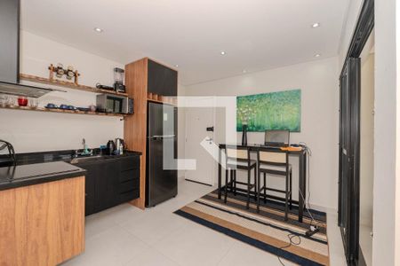 Sala/Cozinha de apartamento à venda com 1 quarto, 43m² em Bela Vista, São Paulo