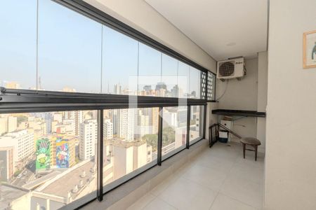 Sacada de apartamento à venda com 1 quarto, 43m² em Bela Vista, São Paulo