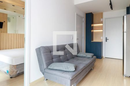 Sala de apartamento para alugar com 1 quarto, 34m² em Santo Amaro, São Paulo