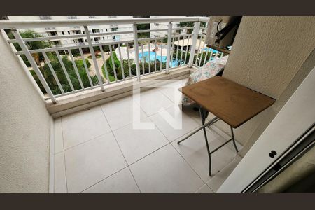 Varanda da Sala de apartamento para alugar com 2 quartos, 64m² em Marapé, Santos