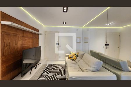 Sala de apartamento para alugar com 2 quartos, 64m² em Marapé, Santos