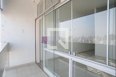 Varanda da Sala de apartamento à venda com 1 quarto, 44m² em Bela Vista, São Paulo