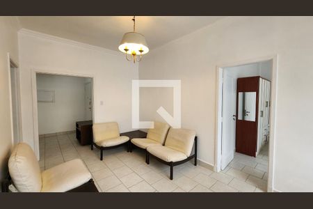 Sala de apartamento para alugar com 2 quartos, 73m² em Aparecida, Santos