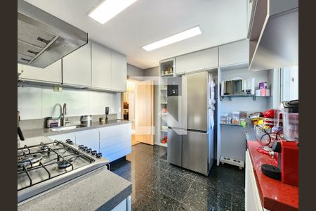 Cozinha de apartamento à venda com 4 quartos, 156m² em Santo Antônio, Belo Horizonte