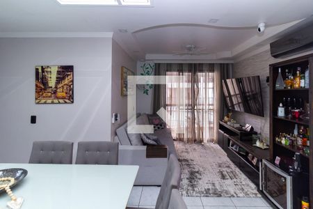 Sala de apartamento à venda com 3 quartos, 89m² em Parque das Flores, São Paulo