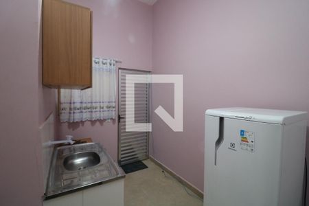 Cozinha de kitnet/studio para alugar com 1 quarto, 25m² em Vila Guarani(zona Leste), São Paulo