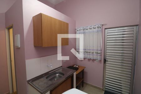 Cozinha de kitnet/studio para alugar com 1 quarto, 25m² em Vila Guarani(zona Leste), São Paulo