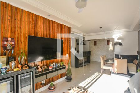 Sala de apartamento à venda com 3 quartos, 113m² em Vila Bastos, Santo André