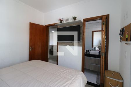 Suíte de apartamento à venda com 3 quartos, 140m² em Jardim Santo Antônio, Santo André