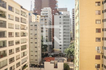 Vista da Varanda da Sala de apartamento à venda com 3 quartos, 115m² em Jardins, São Paulo