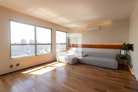 Sala de apartamento para alugar com 1 quarto, 75m² em Jardim Fonte do Morumbi, São Paulo