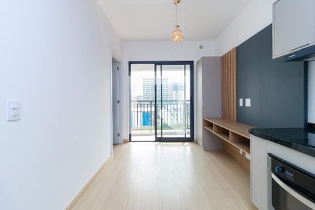 Sala de apartamento à venda com 1 quarto, 34m² em Santo Amaro, São Paulo