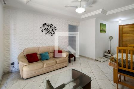 Sala de casa de condomínio para alugar com 2 quartos, 92m² em Cidade Ocian, Praia Grande