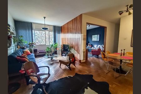 Sala de apartamento à venda com 3 quartos, 125m² em Savassi, Belo Horizonte