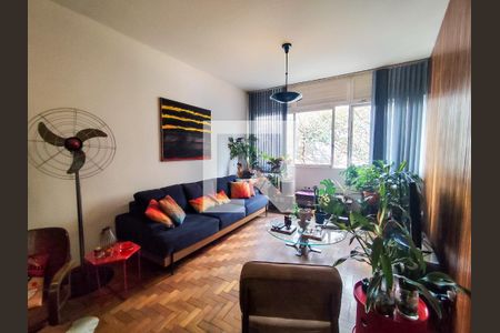 Sala de apartamento à venda com 3 quartos, 125m² em Savassi, Belo Horizonte