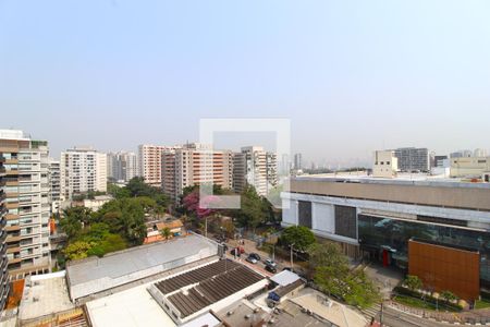 Vista da Varanda de kitnet/studio para alugar com 1 quarto, 24m² em Indianópolis, São Paulo