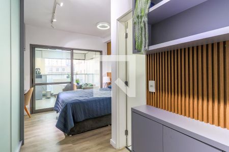 Sala/Quarto de apartamento à venda com 1 quarto, 32m² em Vila Cordeiro, São Paulo