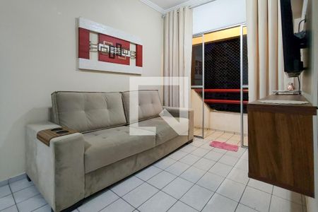 Sala de apartamento para alugar com 2 quartos, 59m² em Canto do Forte, Praia Grande