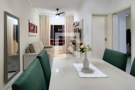 Sala de apartamento para alugar com 2 quartos, 59m² em Canto do Forte, Praia Grande