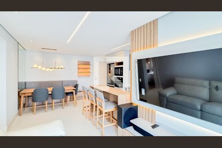 Sala - Sala de Jantar de apartamento para alugar com 2 quartos, 55m² em Campestre, Santo André