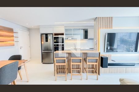 Sala - Sala de Jantar de apartamento para alugar com 2 quartos, 55m² em Campestre, Santo André