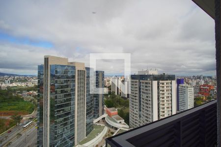 Suíte - Vista de apartamento à venda com 1 quarto, 43m² em Petrópolis, Porto Alegre