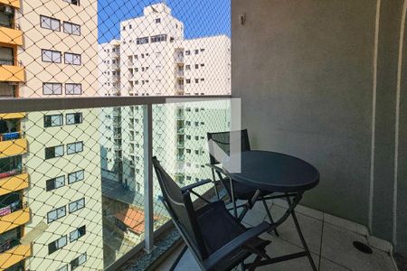 Varanda Sala de apartamento para alugar com 2 quartos, 58m² em Enseada, Guarujá