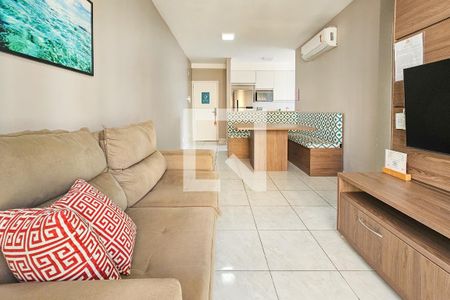 Sala de apartamento para alugar com 2 quartos, 58m² em Enseada, Guarujá