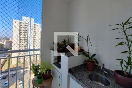 Varanda da Sala de apartamento à venda com 3 quartos, 76m² em Jardim Santa Eudoxia, Campinas