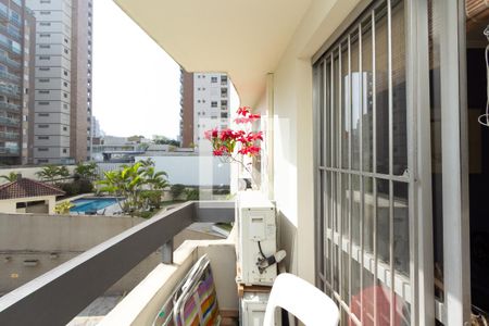 Varanda da Sala de apartamento à venda com 3 quartos, 80m² em Vila Olímpia, São Paulo