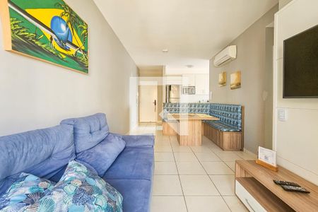 Sala de apartamento para alugar com 2 quartos, 58m² em Enseada, Guarujá