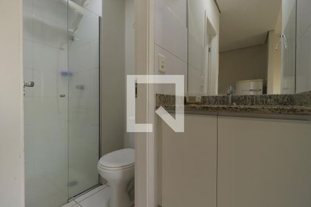 Banheiro da Suíte de kitnet/studio para alugar com 1 quarto, 22m² em Iguatemi, Ribeirão Preto