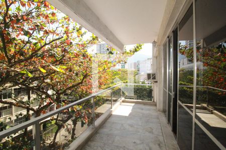 Varanda da Sala de apartamento à venda com 3 quartos, 170m² em Leblon, Rio de Janeiro