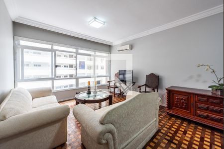 Sala de apartamento para alugar com 3 quartos, 148m² em Boqueirão, Santos