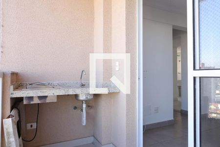 Varanda gourmet de apartamento para alugar com 2 quartos, 55m² em Vila Guarani, Mauá