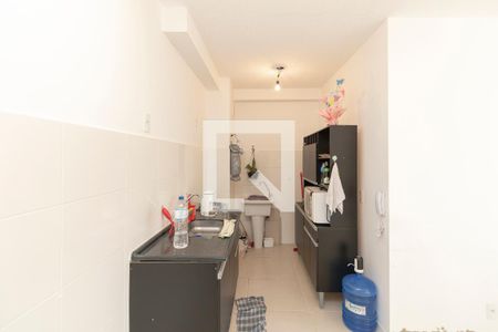 Cozinha de apartamento para alugar com 2 quartos, 33m² em Santo Amaro, São Paulo