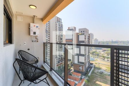 Varanda de kitnet/studio à venda com 1 quarto, 27m² em Jardim das Acácias, São Paulo