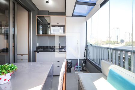 Cozinha de kitnet/studio à venda com 1 quarto, 19m² em Liberdade, São Paulo