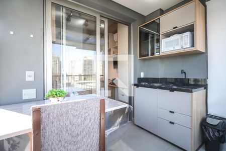 Cozinha de kitnet/studio à venda com 1 quarto, 19m² em Liberdade, São Paulo