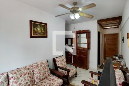 Sala de apartamento para alugar com 1 quarto, 50m² em Tupi, Praia Grande