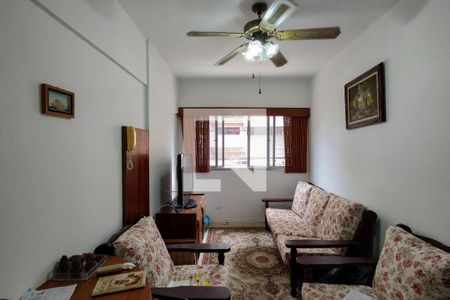 Sala de apartamento para alugar com 1 quarto, 50m² em Tupi, Praia Grande